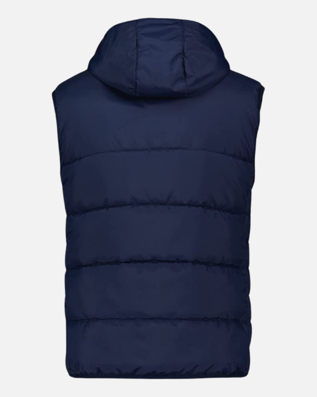 Le Coq Sportif Tricolore sleeveless down jacket Navy Blue Footkorner