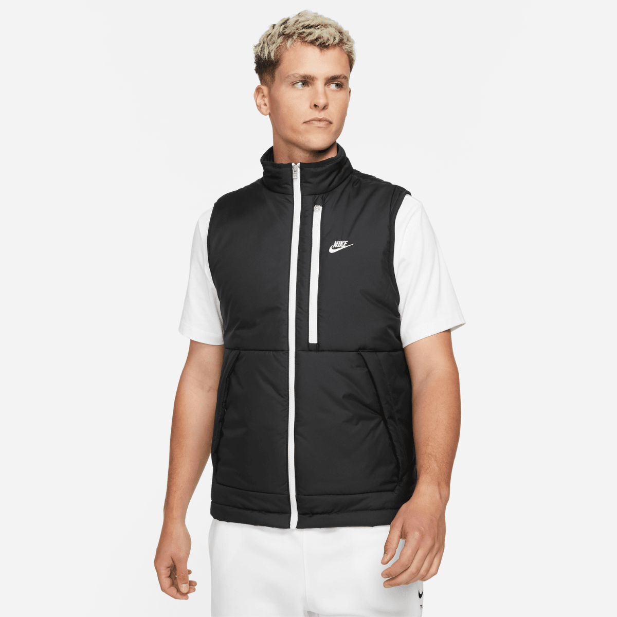Nike Sportswear Weste – Schwarz/Weiß
