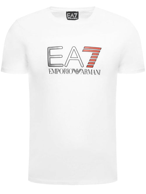 T-Shirt Emporio Armani EA7 - Blanc/Argent - Footkorner