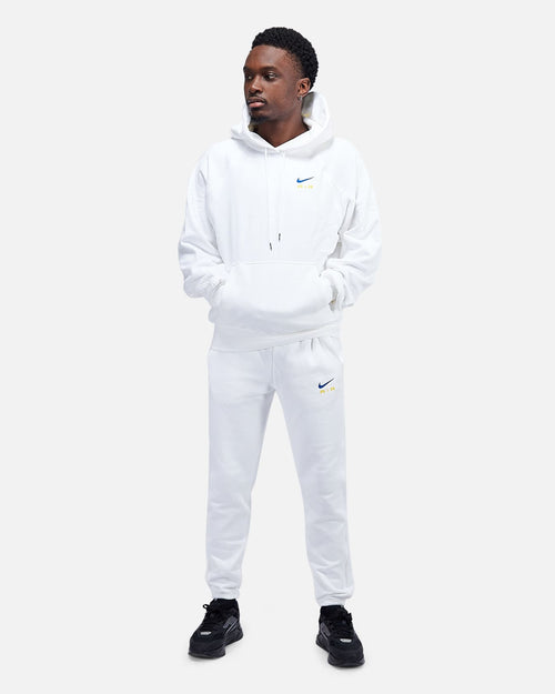 Nike Air Hoodie – Weiß/Blau/Gelb - Footkorner