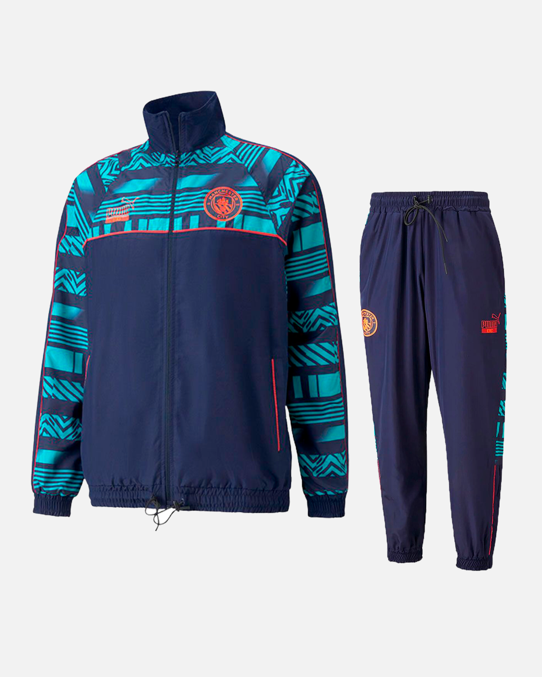 Manchester City 2022 Legacy King Tracksuit - Blue