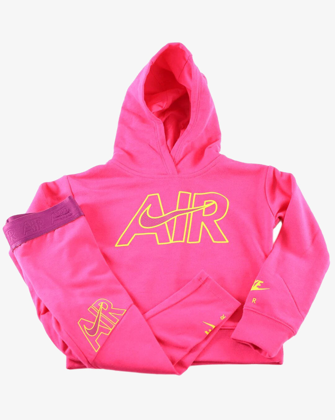 Nike Air Baby-Mädchen-Set – Rosa/Gelb