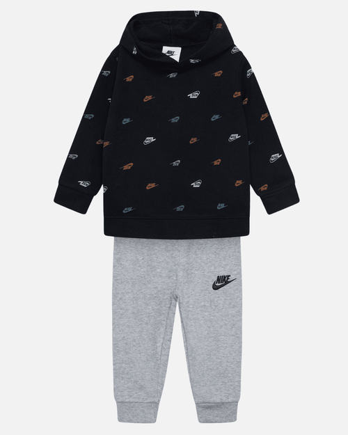 Ensemble Nike Club SSNL AOP Bébé - Noir/Gris - Footkorner
