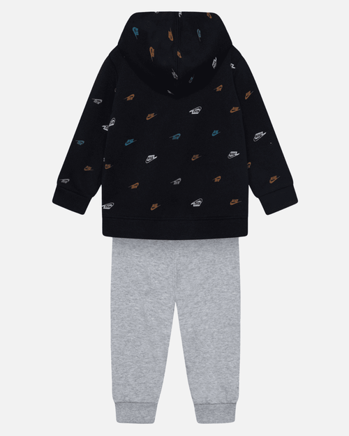 Ensemble Nike Club SSNL AOP Bébé - Noir/Gris - Footkorner