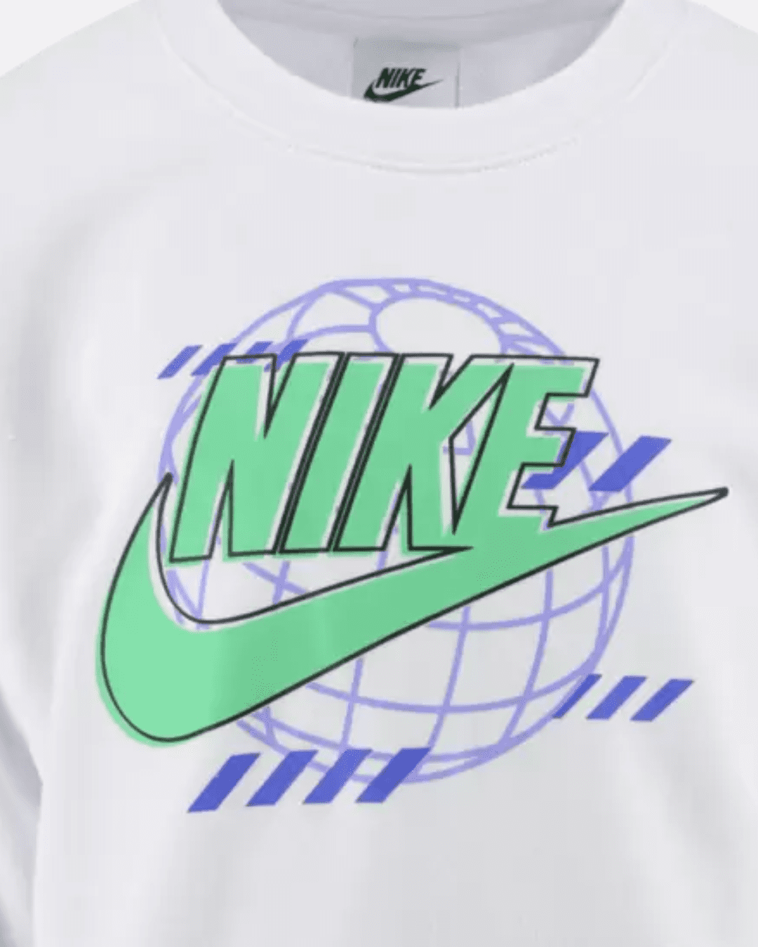 Nike Digital Escape Crew Baby-Set – Weiß/Grau