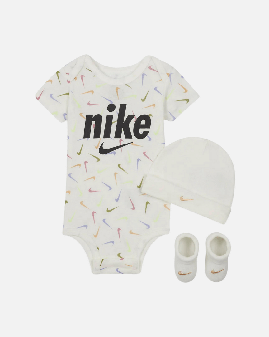 Nike Everyone From Day One Baby-Set – Weiß/Schwarz