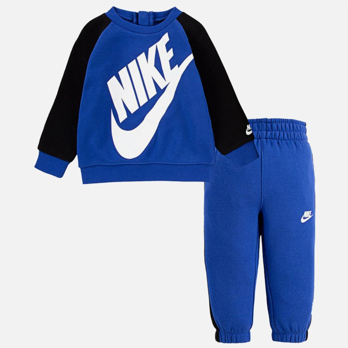 FootkornerEnsemble Survetement Nike Futura Crew Enfant - Bleu/Noir/Blanc