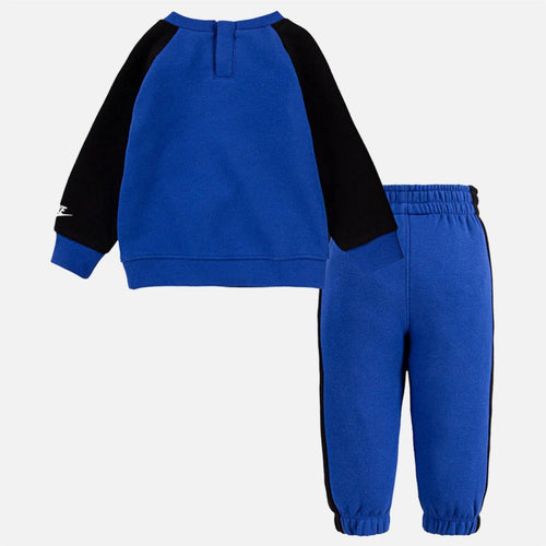 Ensemble Survetement Nike Futura Crew Enfant - Bleu/Noir/Blanc - Footkorner