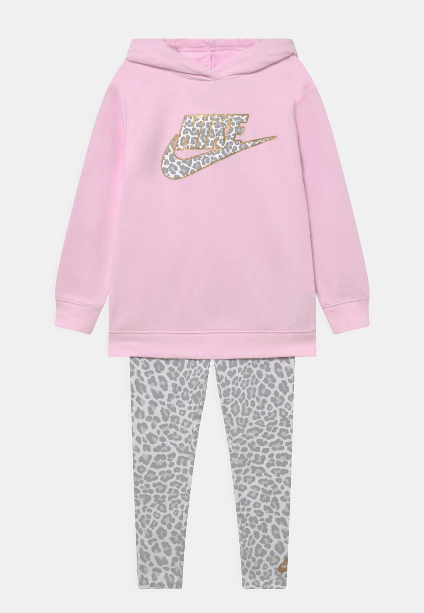 Nike Sportswear Kids Mädchen-Set – Rosa/Grau
