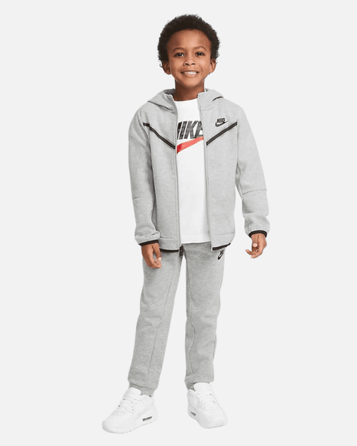 Ensemble Nike Sportswear Tech Fleece Enfant - Gris - Footkorner