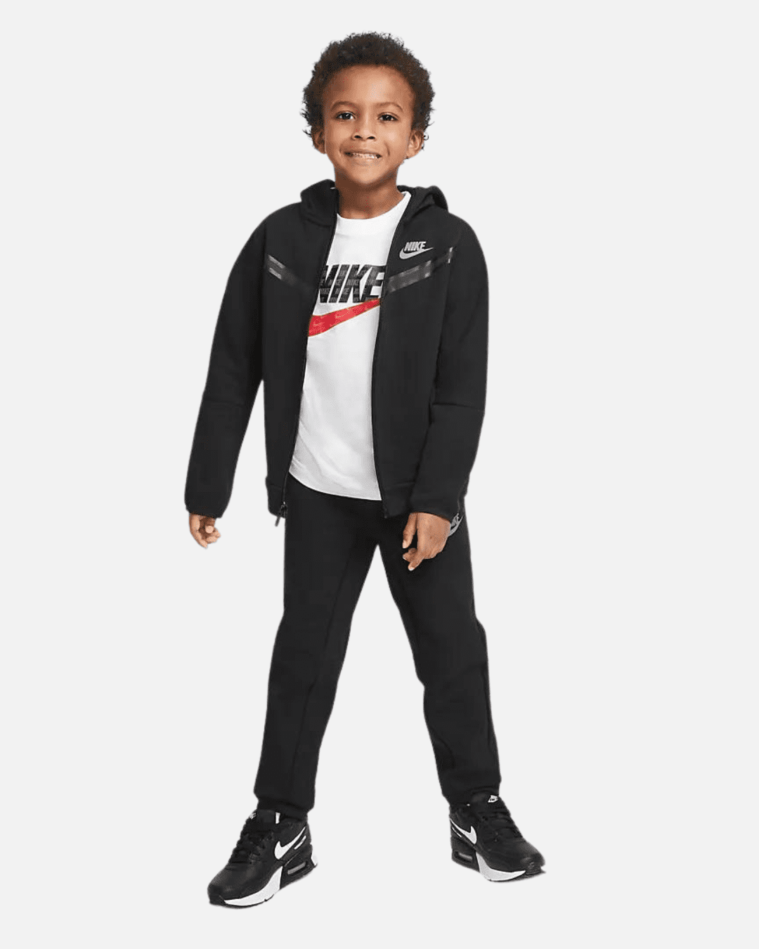 Ensemble Nike Sportswear Tech Fleece Kinder - Schwarz