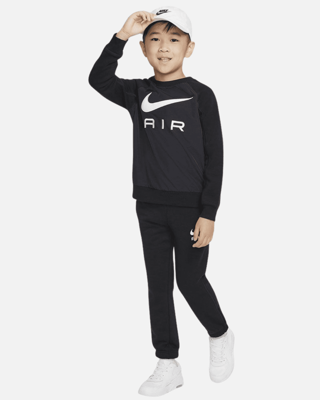Nike Air Crew Kids Sportswear Set - Black