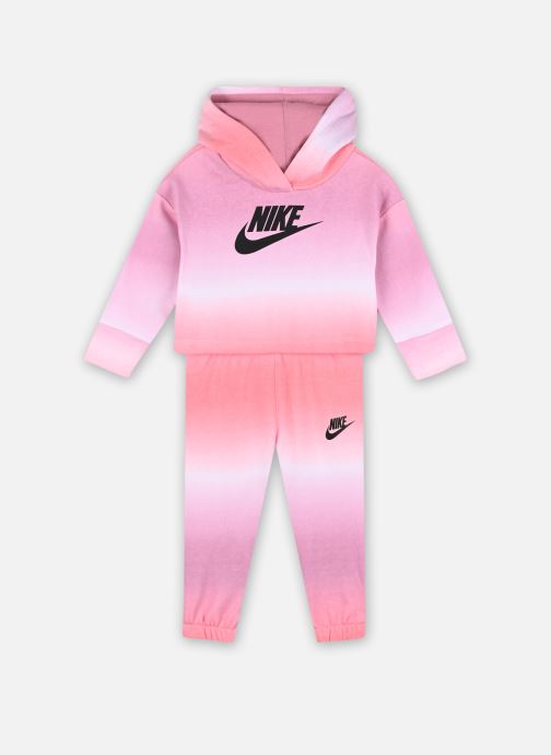 Baby Nike Printed Club Fleece Tracksuit Set - Pink
