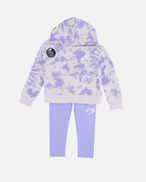 Ensemble Nike Cloud Wash Enfant - Violet/Blanc - Footkorner