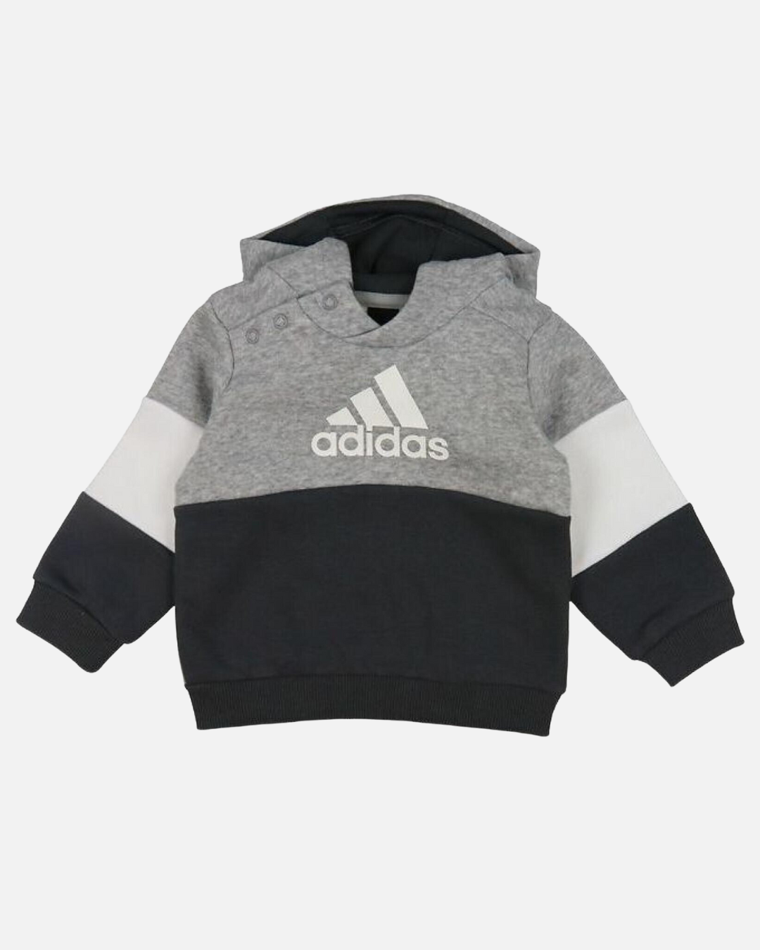 Adidas Baby Tracksuit Set Grey White Black Footkorner