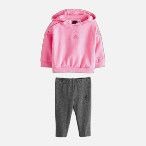 Ensemble Survêtement Adidas Bébé - Rose/Gris - Footkorner