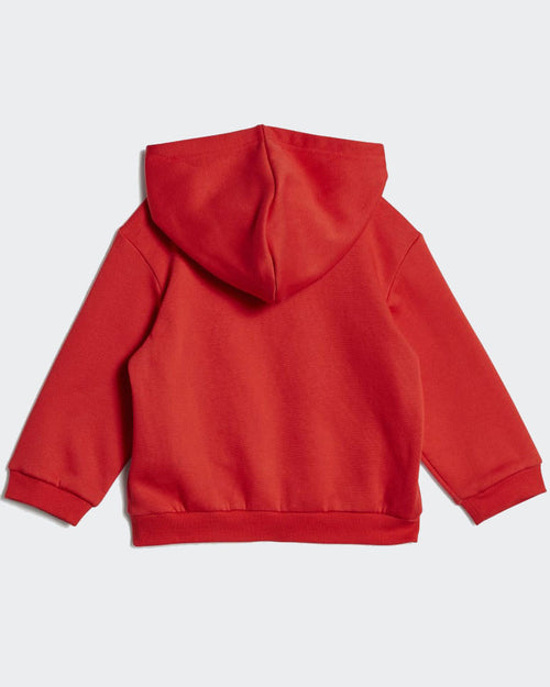 Adidas Baby Tracksuit Set - Red/White/Grey - Footkorner