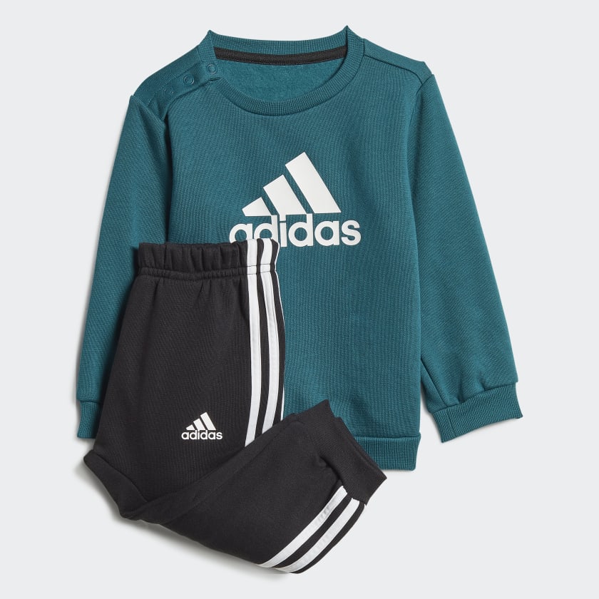 Adidas Baby Tracksuit Set - Green/Black