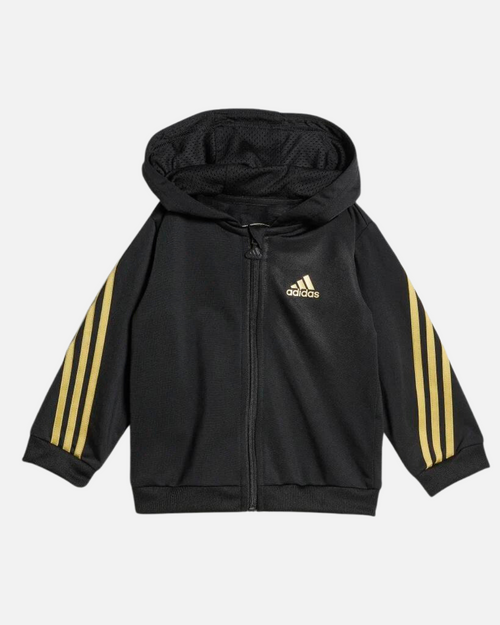 Adidas Future Icons Trainingsanzug-Set für Babys – Schwarz/Gold - Footkorner