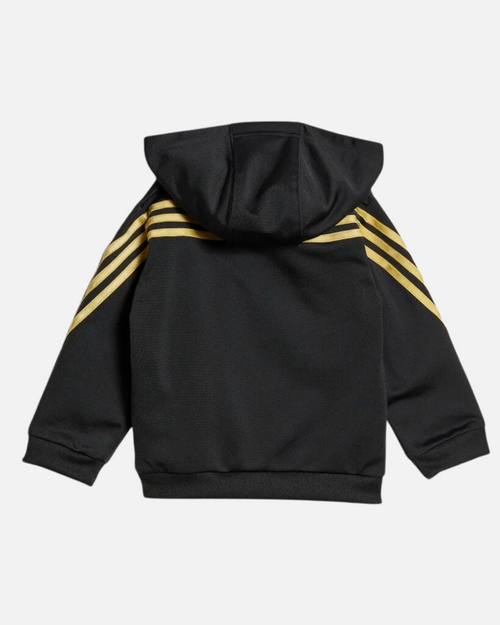 Adidas Future Icons Trainingsanzug-Set für Babys – Schwarz/Gold - Footkorner