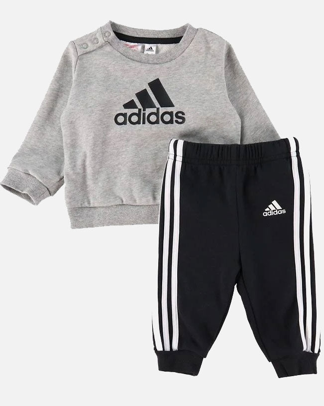 Set tuta Adidas Baby I Bos - grigio/nero