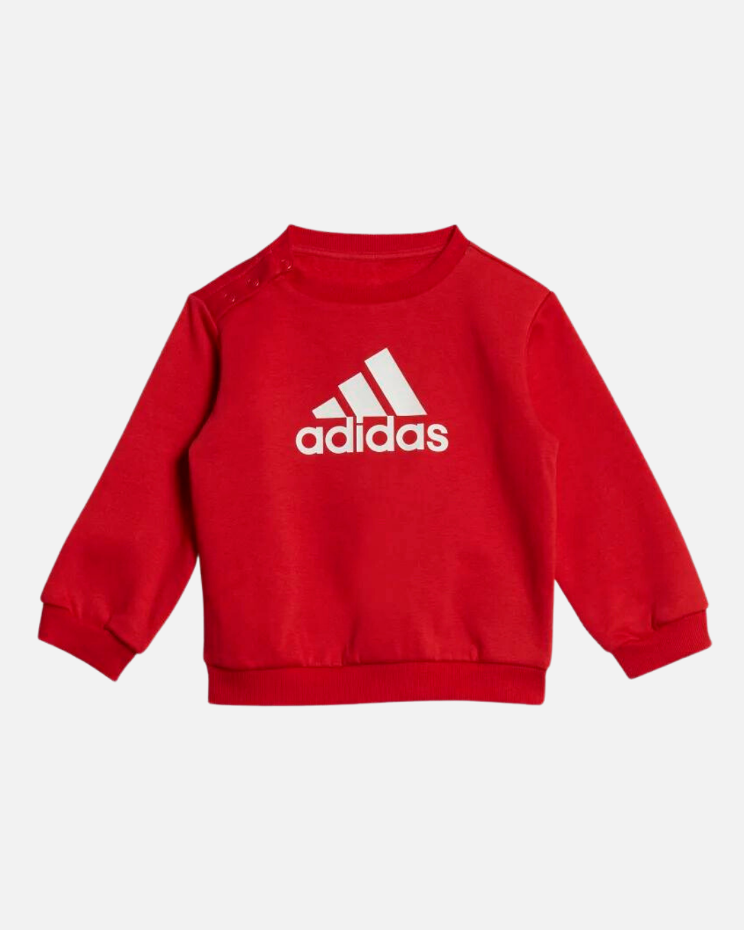 Adidas I Bos Baby-Trainingsanzug-Set – Schwarz/Weiß/Rot