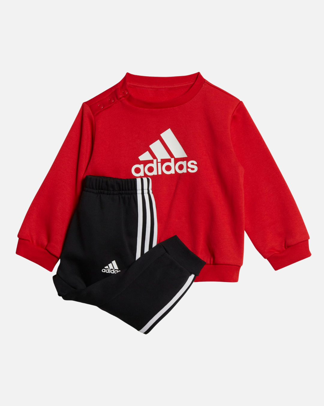 Adidas I Bos Baby Tracksuit Set - Black/White/Red