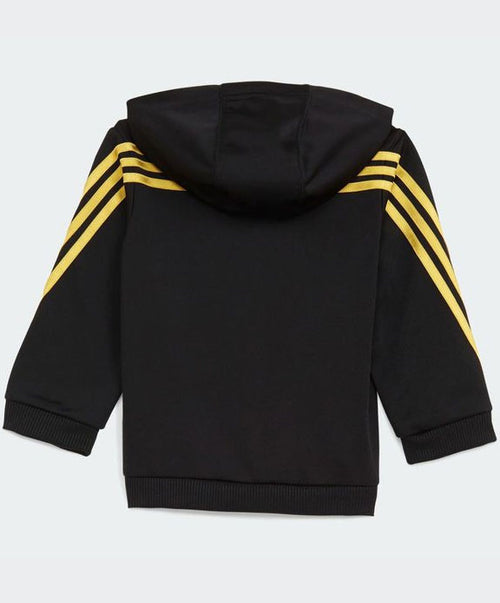 Adidas Baby Shiny Tracksuit Set - Black/Gold - Footkorner