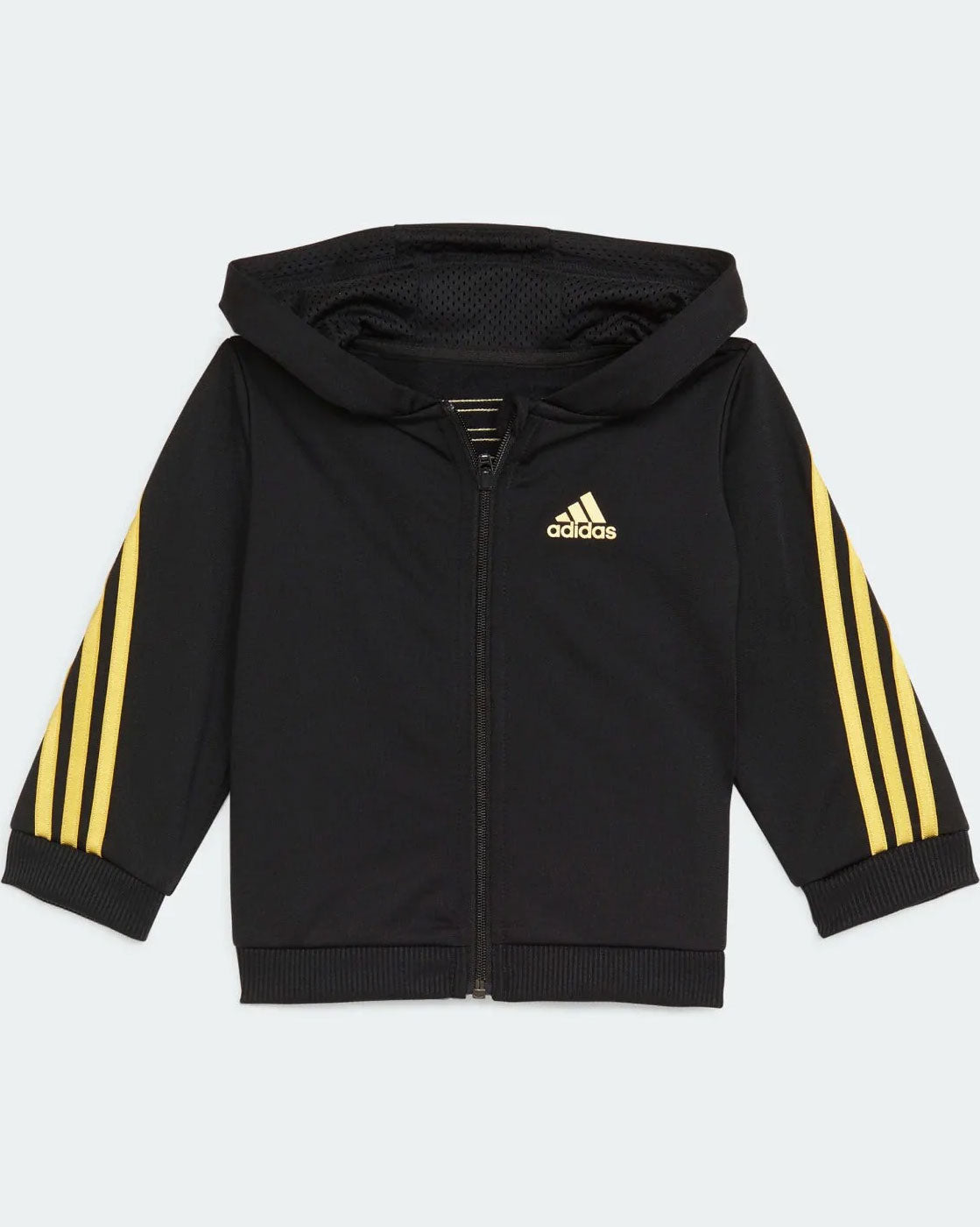 Adidas Baby Shiny Tracksuit Set - Black/Gold