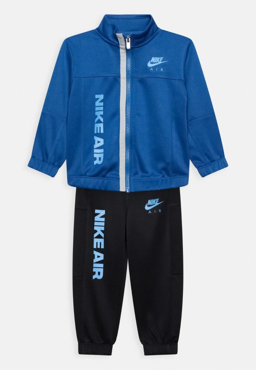 Nike Air Trainingsanzug-Set für Babys – Blau/Schwarz/Weiß