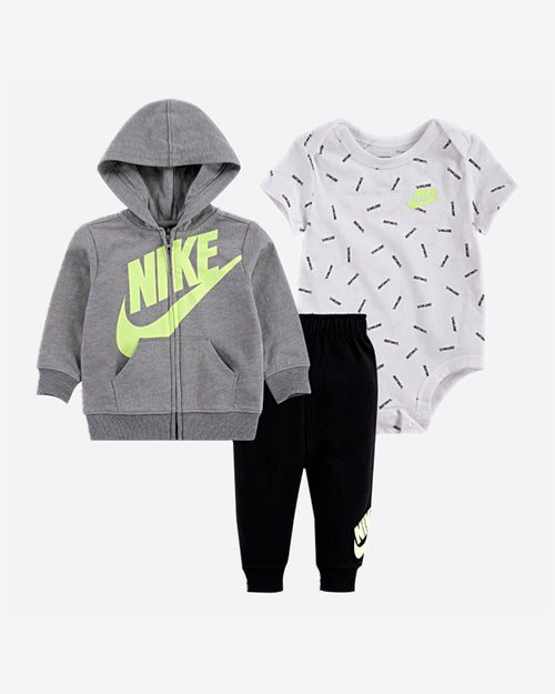 Conjunto de chándal Nike Baby - Gris/Negro - Footkorner