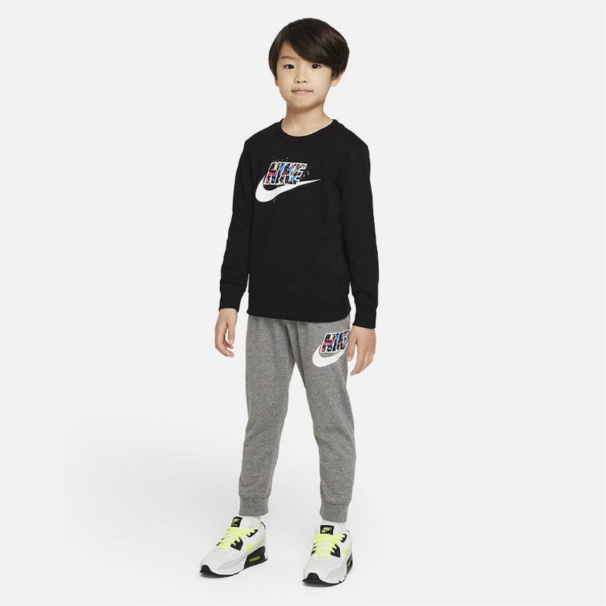 FootkornerConjunto de chándal Nike para niños - Gris/Negro