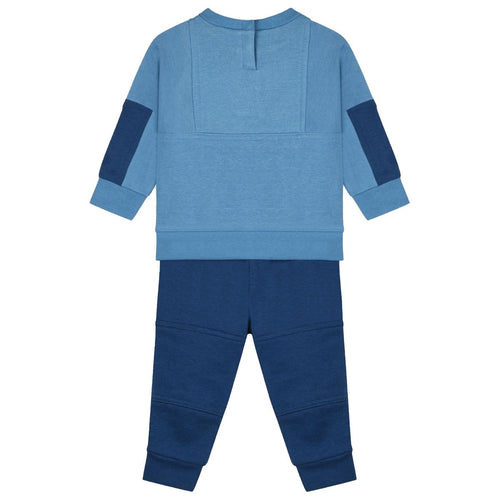 Ensemble Survêtement Nike Sportswear Enfant- Bleu/Blanc - Footkorner