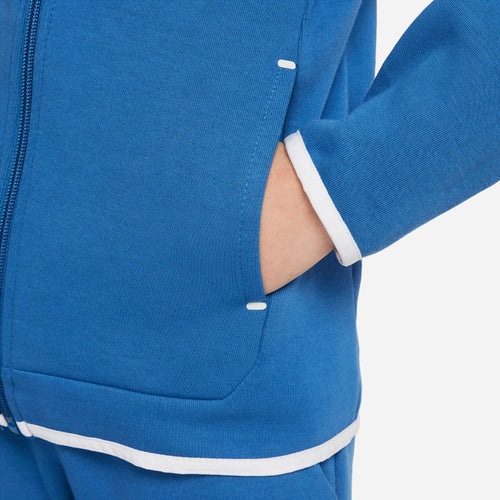 Chándal Nike Tech Fleece Niños - Azul/Blanco - Footkorner