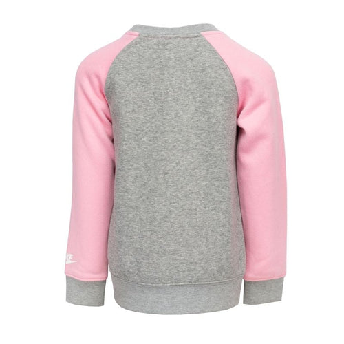 Ensemble Sweat/Pantalon Nike Sportswear Enfant - Gris/Rose - Footkorner