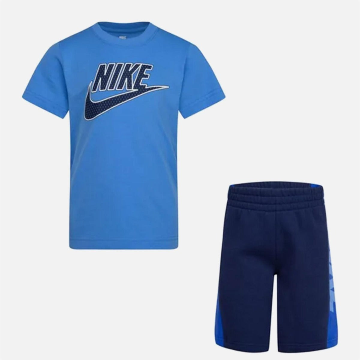 FootkornerEnsemble T-shirt/Short Nike Amplify Enfant - Bleu/Noir