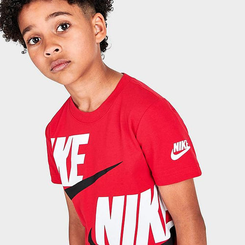 Completo maglietta/pantaloncini Nike Kids - Rosso/Nero/Bianco - Footkorner