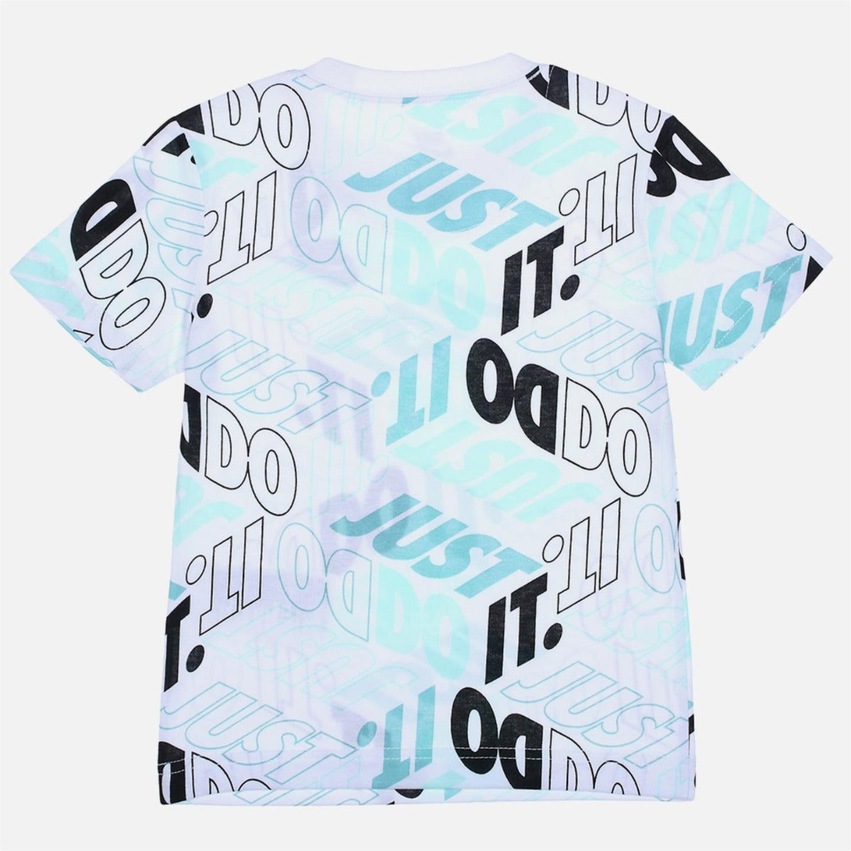 FootkornerEnsemble T-Shirt/Short Nike Just Do It Enfant - Weiß/Schwarz/Vert