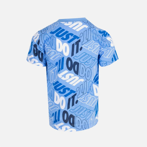 Nike Kids Just Do It T-Shirt/Shorts Set - Blue/White - Footkorner