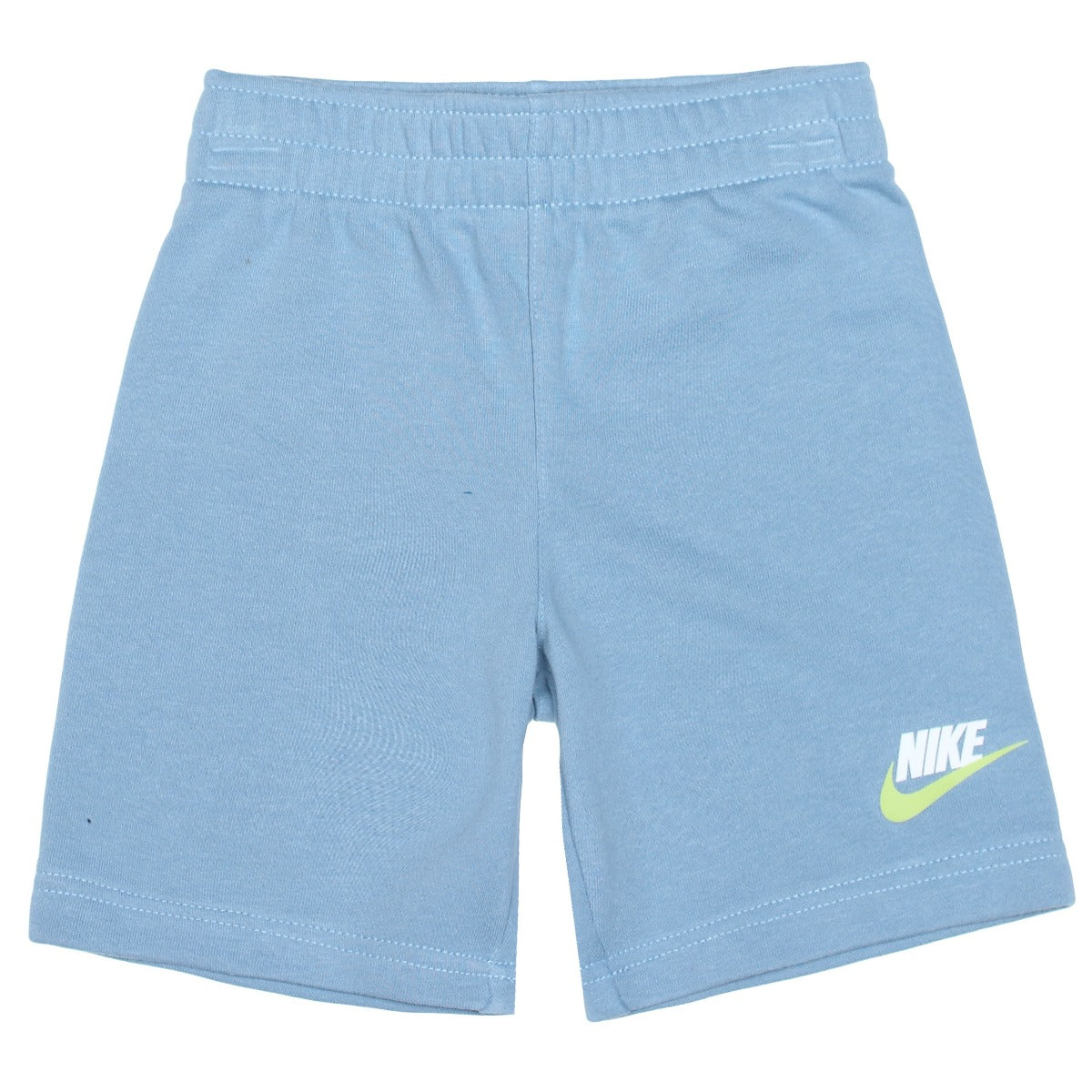 FootkornerConjunto de camiseta/pantalones cortos Nike Worn Blue para niños - Azul/Amarillo/Blanco