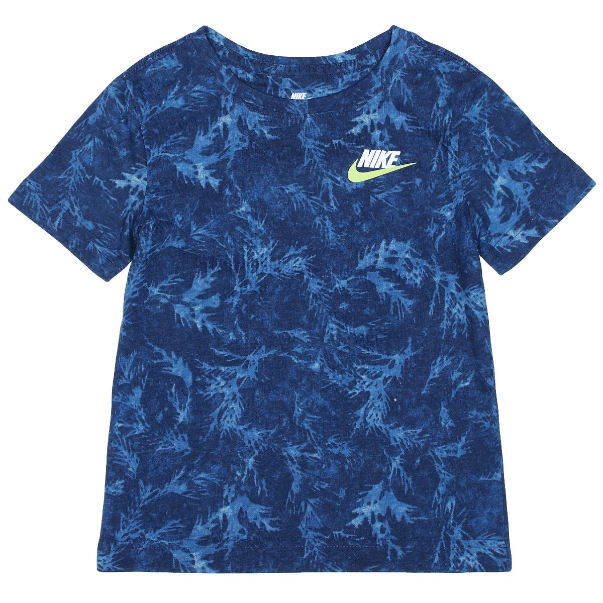 FootkornerConjunto de camiseta/pantalones cortos Nike Worn Blue para niños - Azul/Amarillo/Blanco