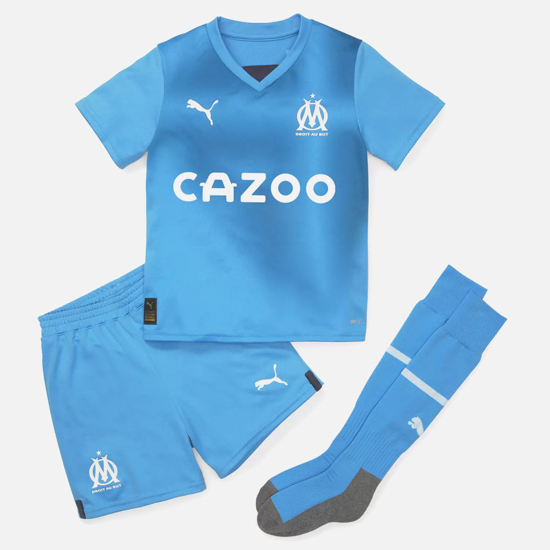 FootkornerEnsemble Third OM Enfant 2022/2023 - Bleu/Blanc