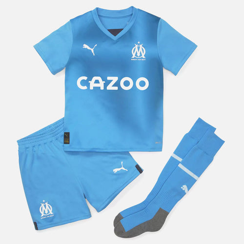 Ensemble Third OM Enfant 2022/2023 - Bleu/Blanc - Footkorner