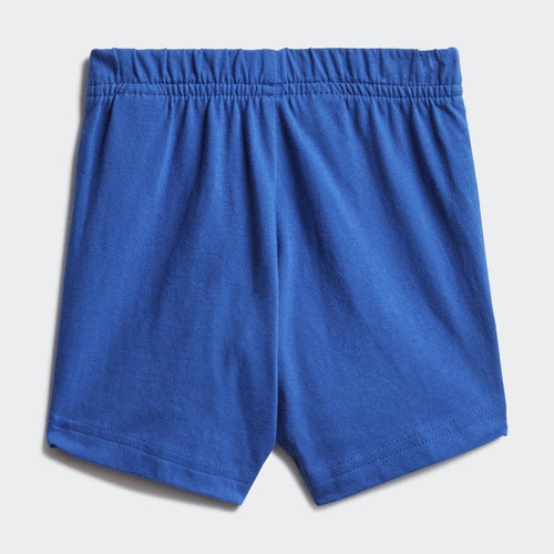 Adidas Essentials T-Shirt/Shorts-Set für Kinder – Blau/Blau - Footkorner