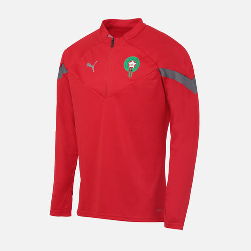 Marokko-Trainingsoberteil 2022/2023 – Rot/Grün - Footkorner