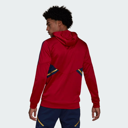 Haut d'entrainement à capuche Ajax Amsterdam - Rouge/Bleu - Footkorner