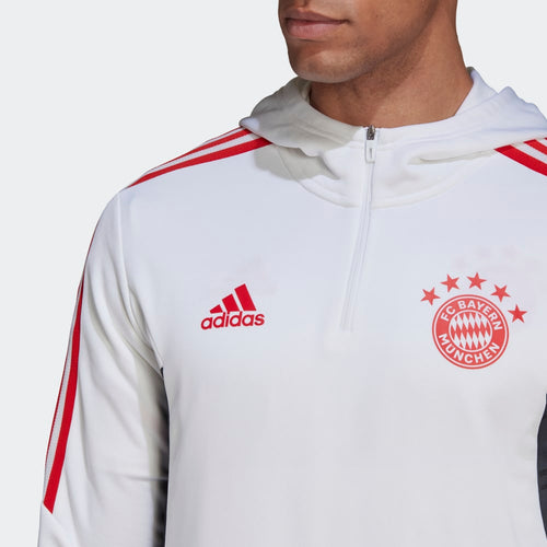 Sweat capuche Bayern Munich - Blanc/Rouge/Noir - Footkorner
