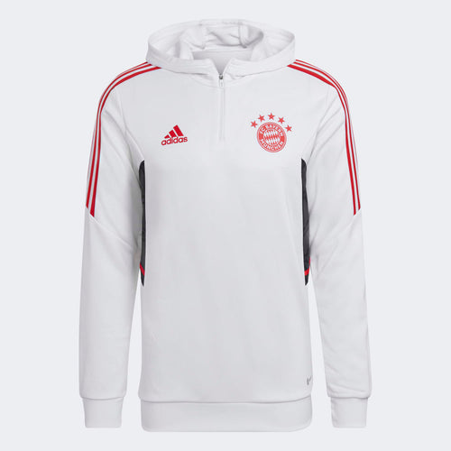 Sweat capuche Bayern Munich - Blanc/Rouge/Noir - Footkorner