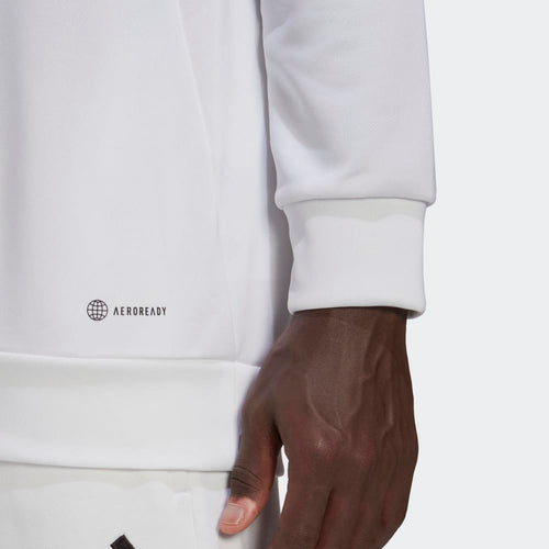 Haut d'entrainement à capuche Real Madrid Condivo 2022/2023 - Blanc/Noir/Violet - Footkorner