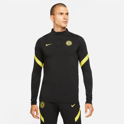 Maglia da allenamento Chelsea Strike Drill - Nero/Giallo - Footkorner
